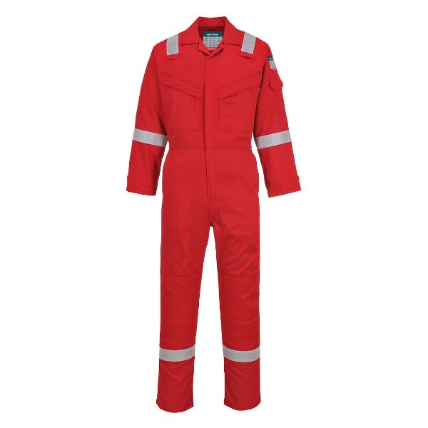 Picture of Bizflame Work Lightweight FR Coverall Red FR21