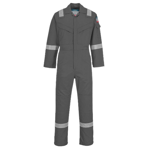 Picture of Bizflame Work FR Coverall Grey Regular FR28