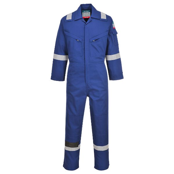 Picture of Bizflame Work FR Coverall Royal Blue Regular FR28