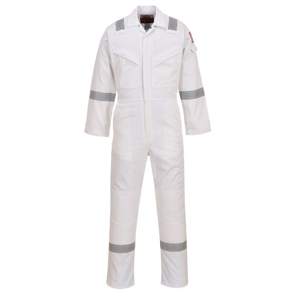 Picture of Bizflame Work FR Coverall White Regular FR50