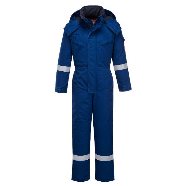 Picture of Bizflame Work FR Insulated Coverall Royal Blue Regular FR53
