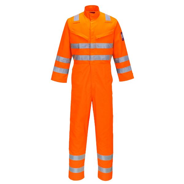 Picture of Modaflame Work HVO Multi-Norm FR Coverall Orange MV91